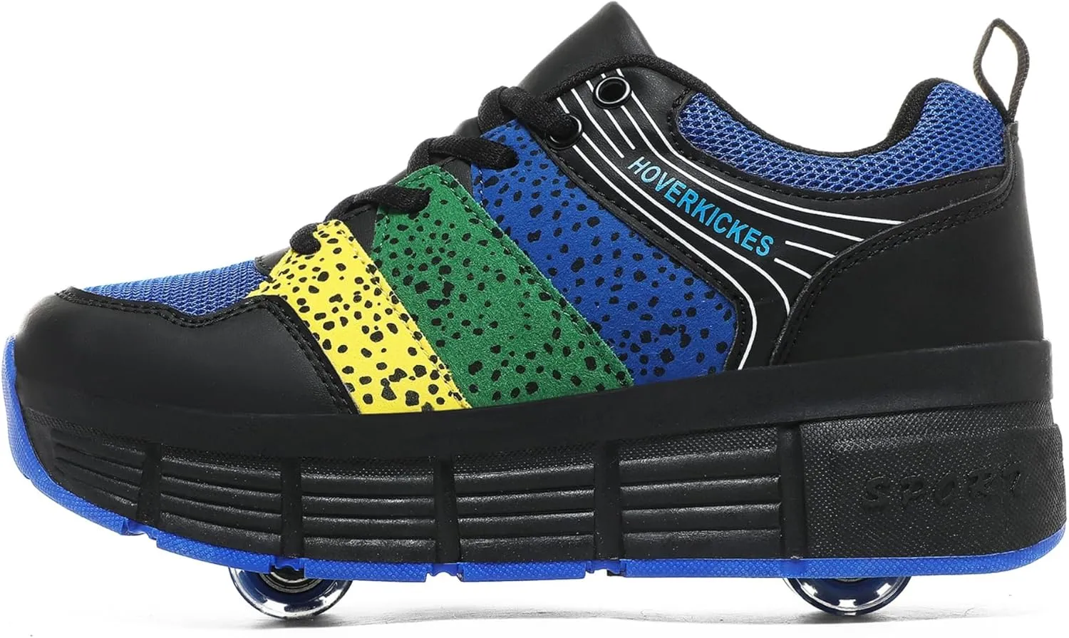 Kids Roller Skate Shoes with Wheels Roller Sneakers for Boys Girls Kids Deformation Wheeled Shoes 