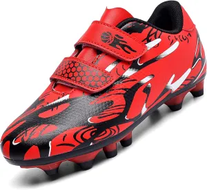 Kids Soccer Cleats Boys Girls Firm Ground Soccer Shoes Youth Professional Athletic Outdoor Football Cleats Shoes