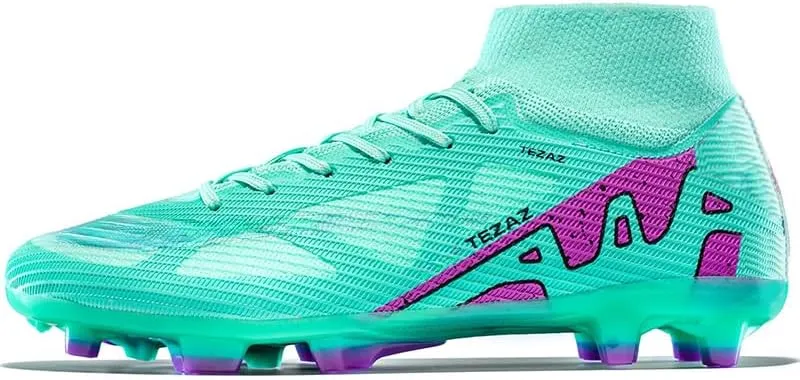 Kids Soccer Shoes Boys Girls Firm Ground Professional Athletic Outdoor Football Cleats for Youth Futsal