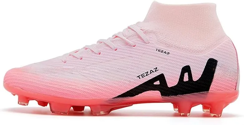 Kids Soccer Shoes Boys Girls Firm Ground Professional Athletic Outdoor Football Cleats for Youth Futsal