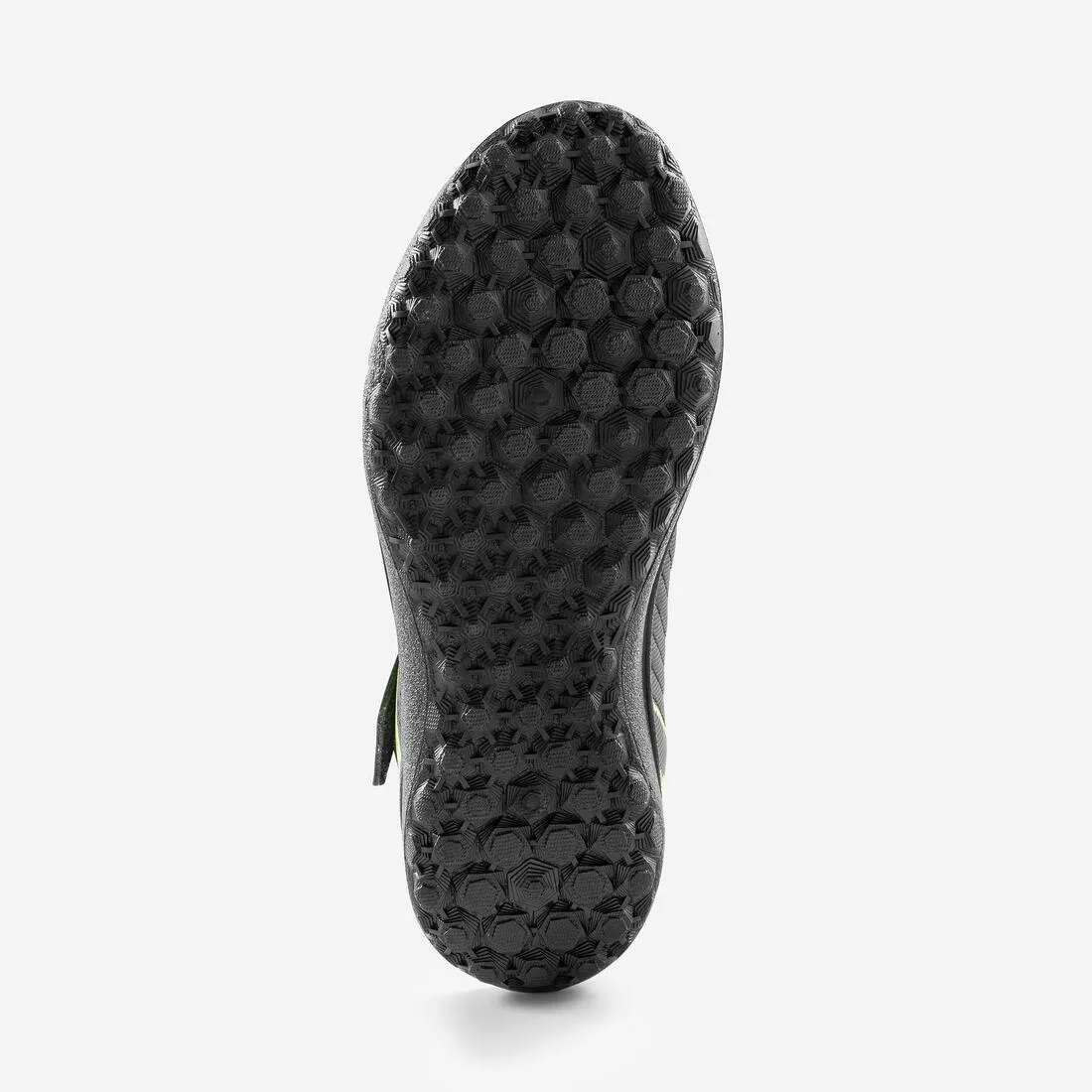 Kipsta 100 Easy Kid's Soccer Boots - Turf - Rip-Tab - Black/Yellow