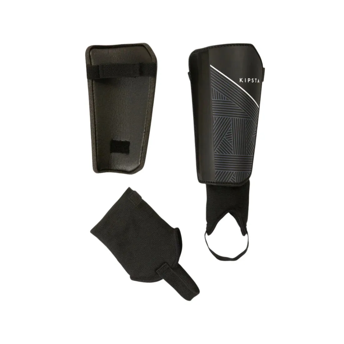 Kipsta Essential 140 Adult Soccer Shin Pads - Black