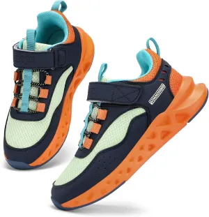 koppu Boys Tennis Shoes Girls Kids Slip on Sneakers Lightweight Breathable Strap Athletic Running Shoes for Toddler/Little Kid/Big Kid