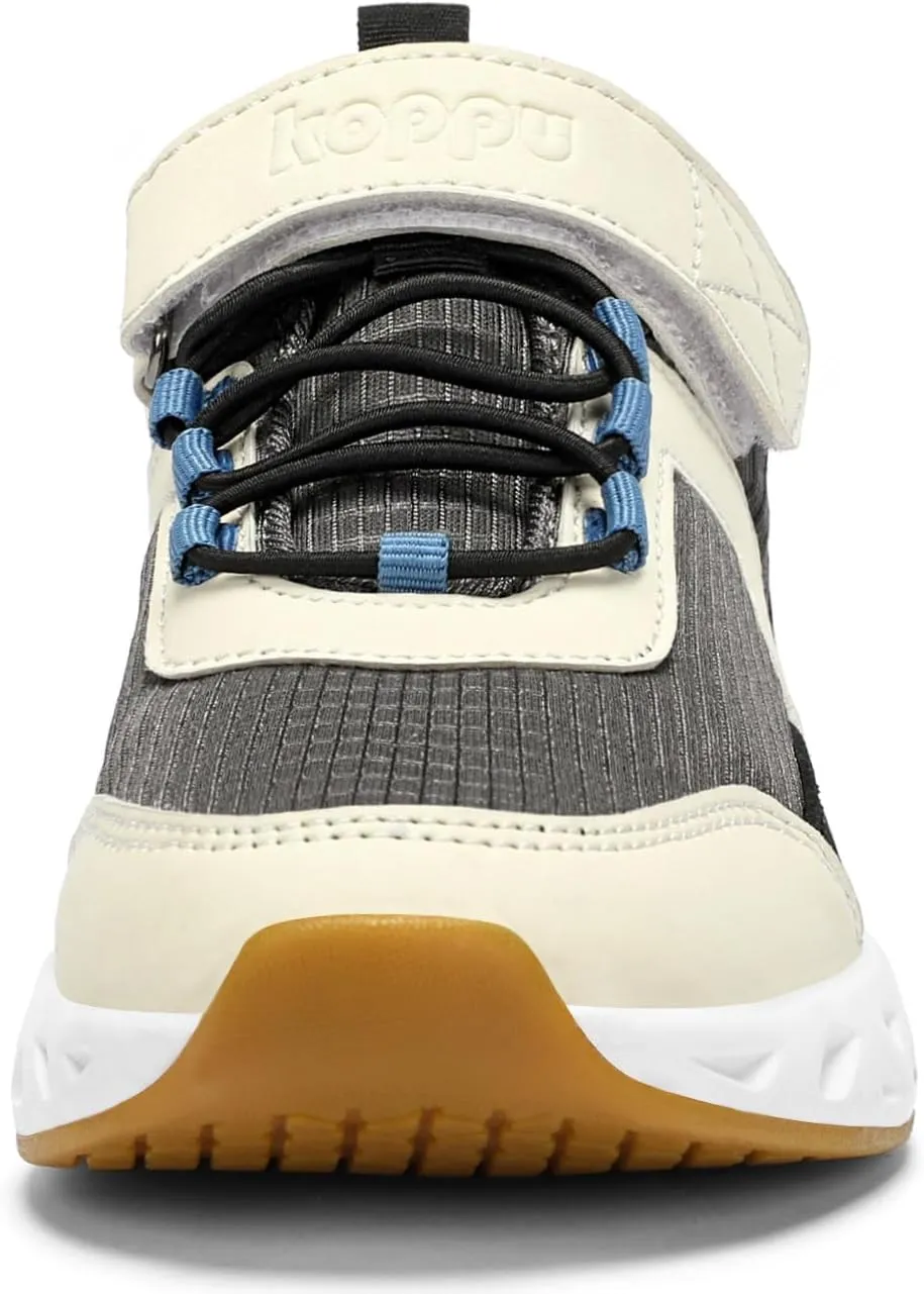 koppu Boys Tennis Shoes Girls Kids Slip on Sneakers Lightweight Breathable Strap Athletic Running Shoes for Toddler/Little Kid/Big Kid