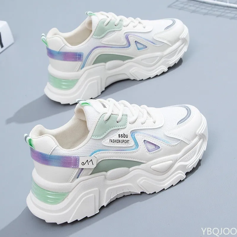 Ladies Chunky Sneakers Women Shoes