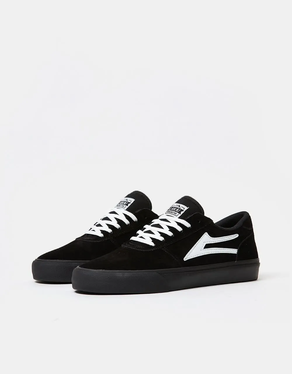 Lakai Manchester Skate Shoes - Black Suede