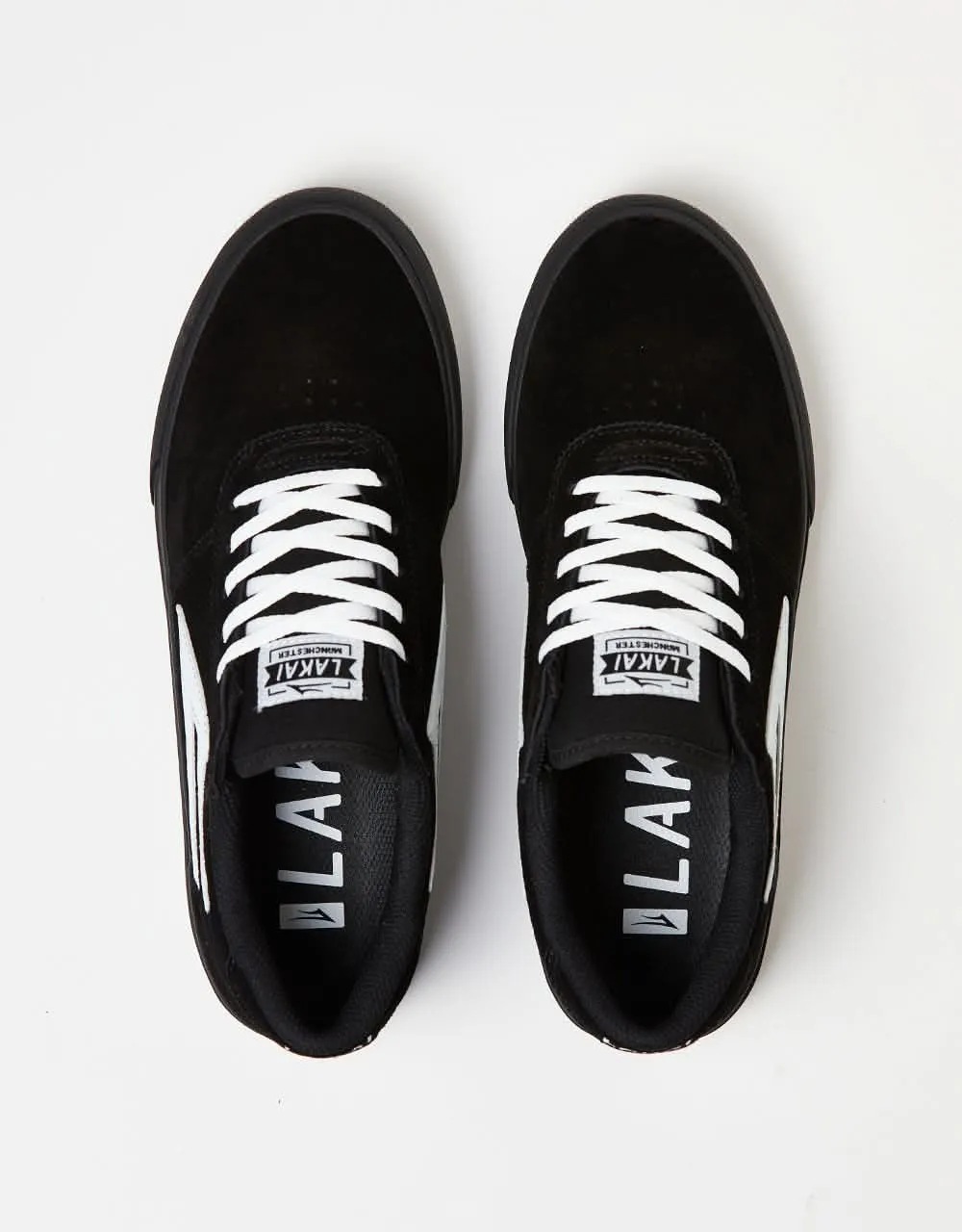 Lakai Manchester Skate Shoes - Black Suede