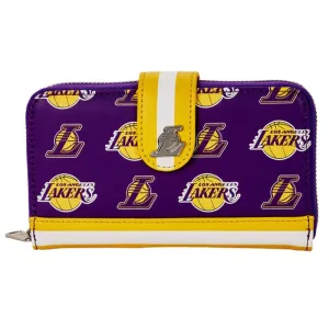 LAKERS LOUNGEFLY SNAP WALLET
