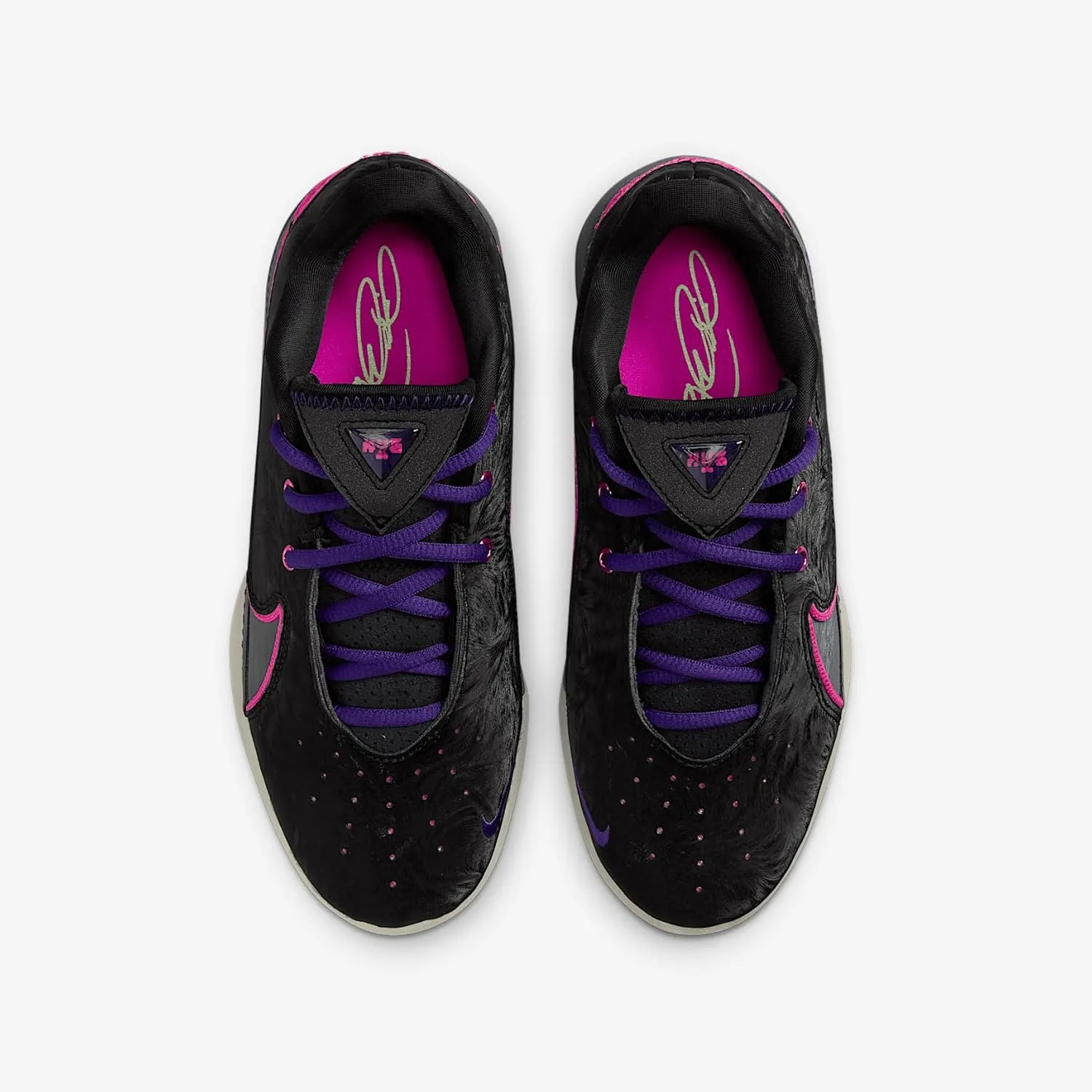 Lebron XXII Big Kids' Basketball Shoes (FV5636-001, Black/Dark Grey/Field Purple/Laser Fuchsia)