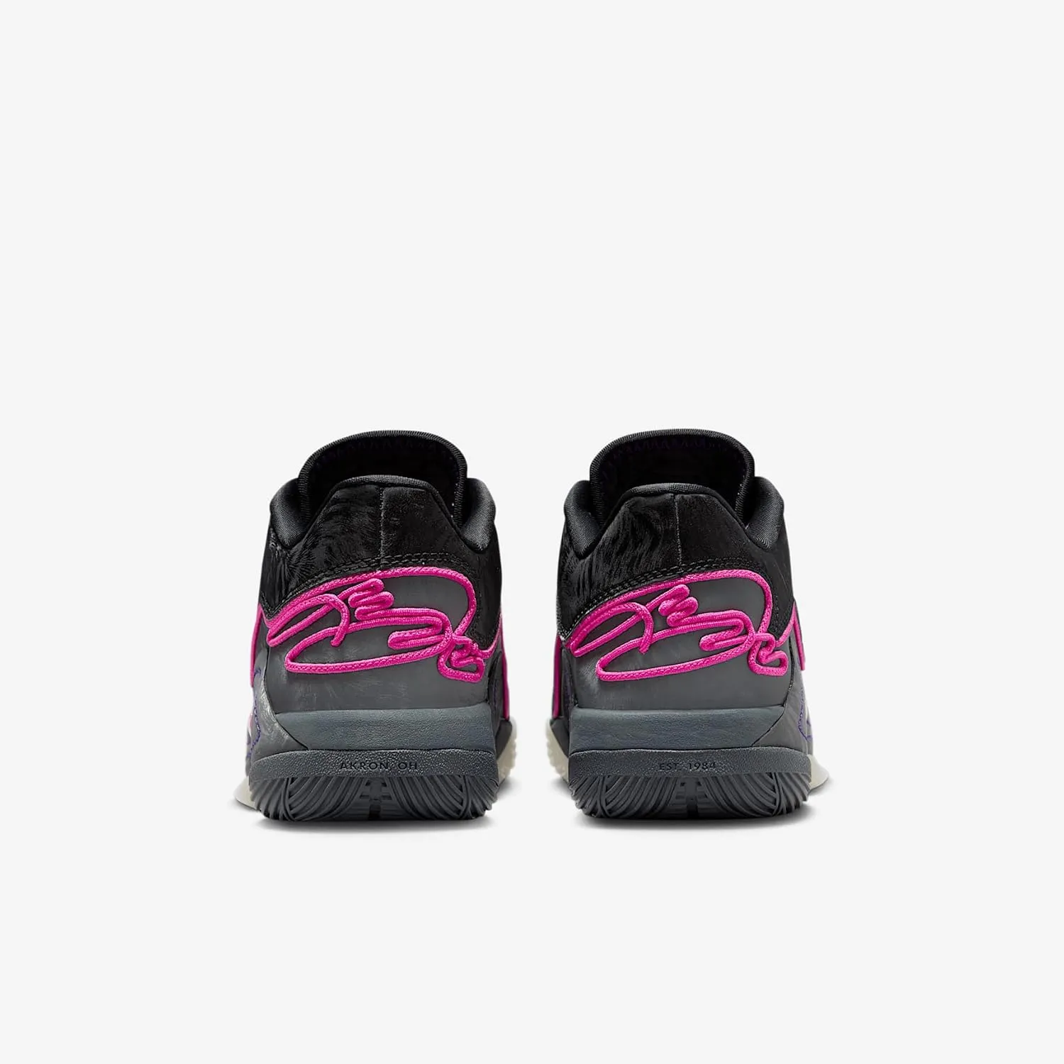 Lebron XXII Big Kids' Basketball Shoes (FV5636-001, Black/Dark Grey/Field Purple/Laser Fuchsia)