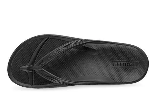 Lightfeet Arch Thongs Black