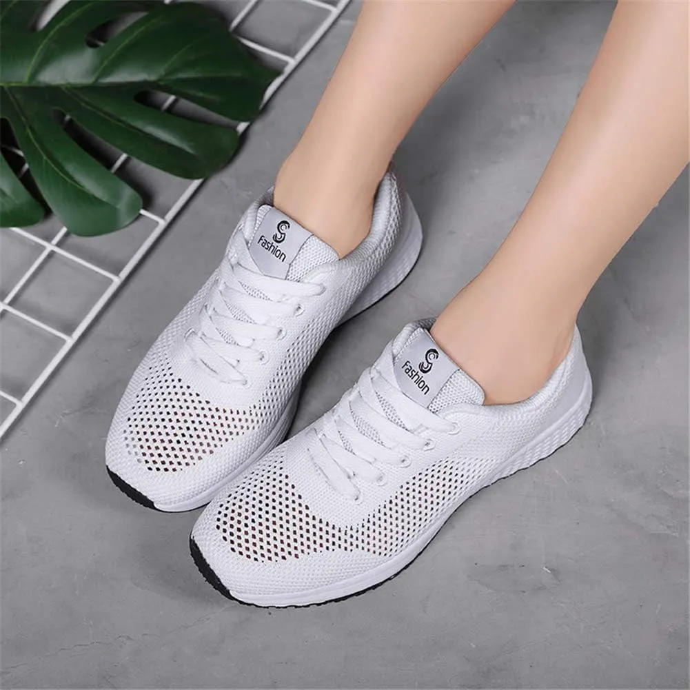 LLTMALL Women's Lace Up Mesh Sneakers Lightweight Tennis Running Shoes
