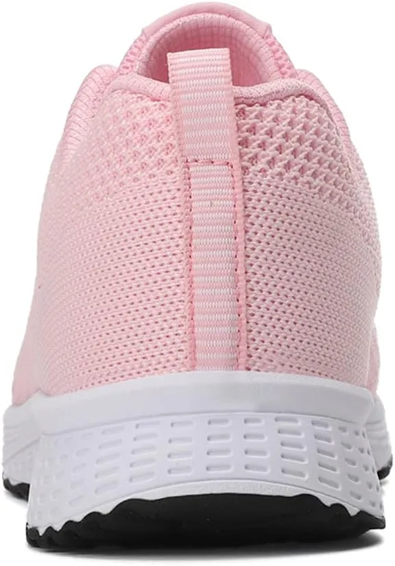 LLTMALL Women's Lace Up Mesh Sneakers Lightweight Tennis Running Shoes