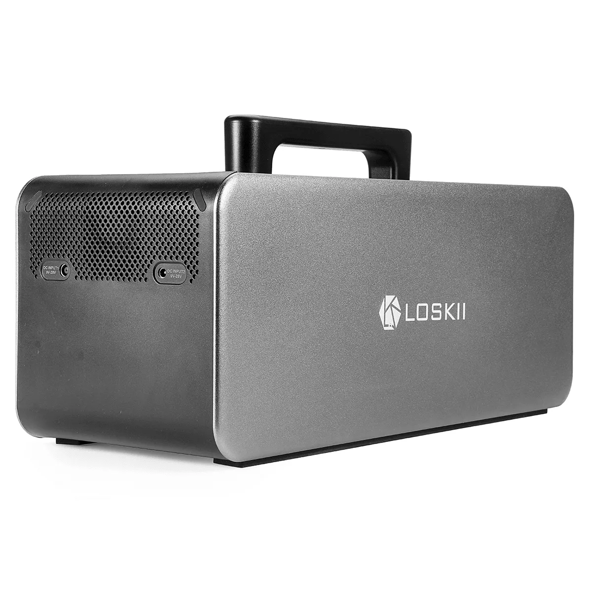 Loskii LK-PS43 Portable Outdoor Power Station Battery Generator 1500W 1497.6WH Camping Solar Generator Emergency Energy Supply LCD Display for Outdoor Camping