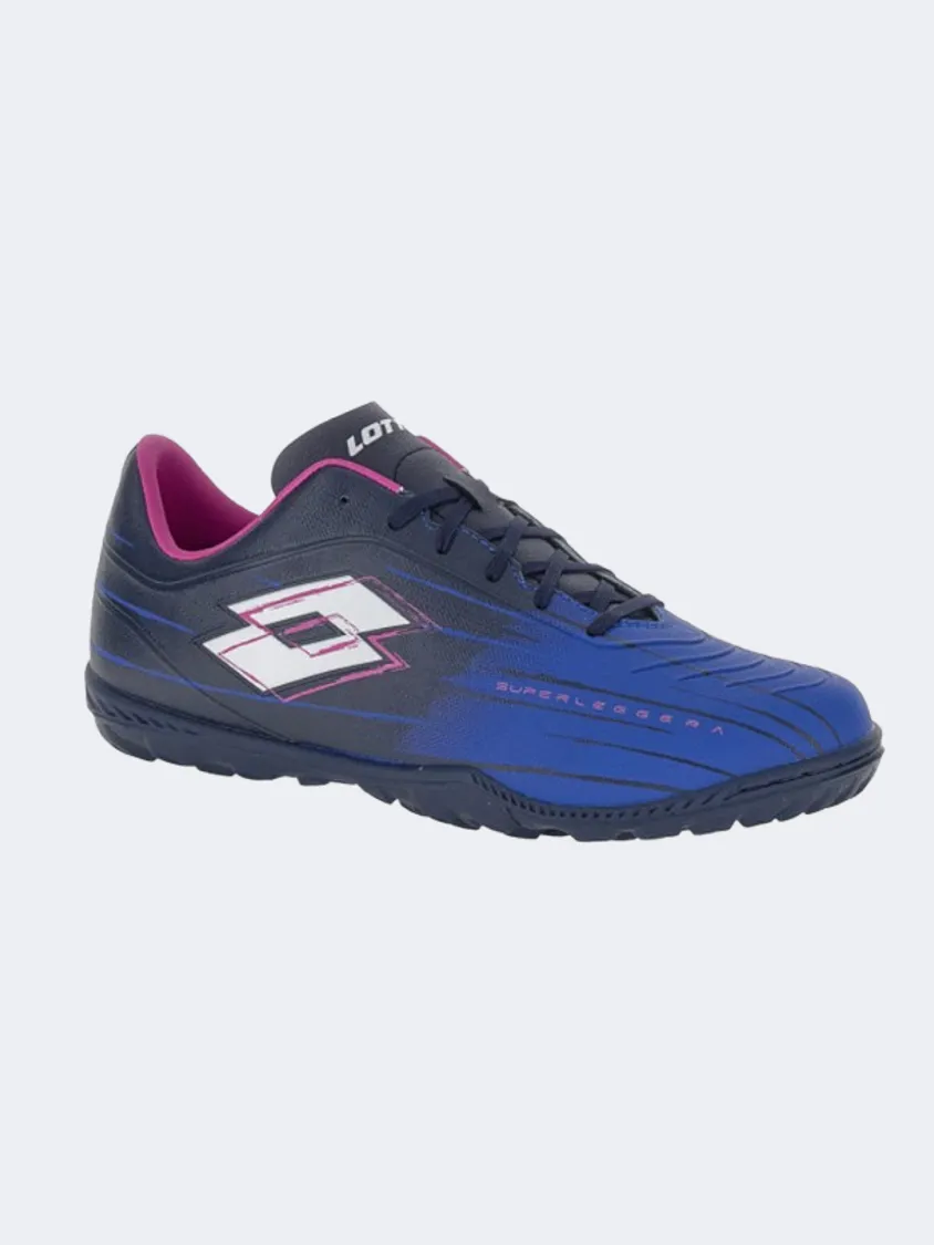 Lotto Solista 700 Ix Tf Men Turf Shoes Dress Blue/Pink