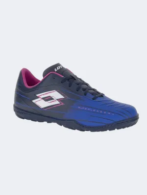 Lotto Solista 700 Ix Tf Men Turf Shoes Dress Blue/Pink