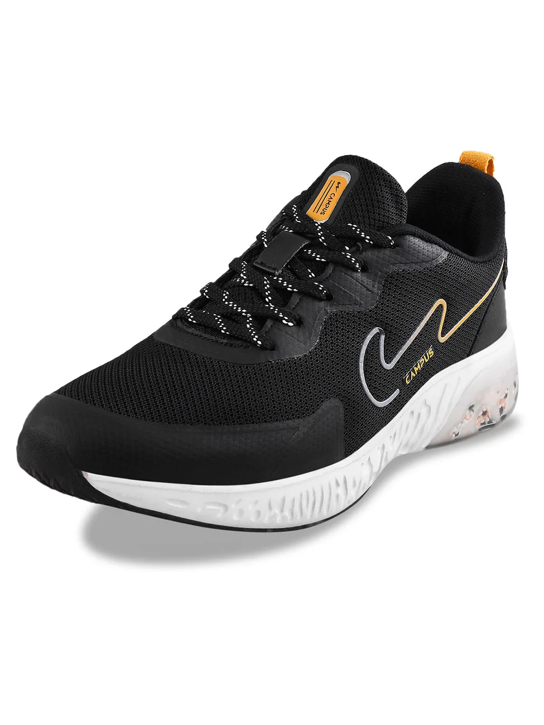 MATHEW Black Men's Running Shoes