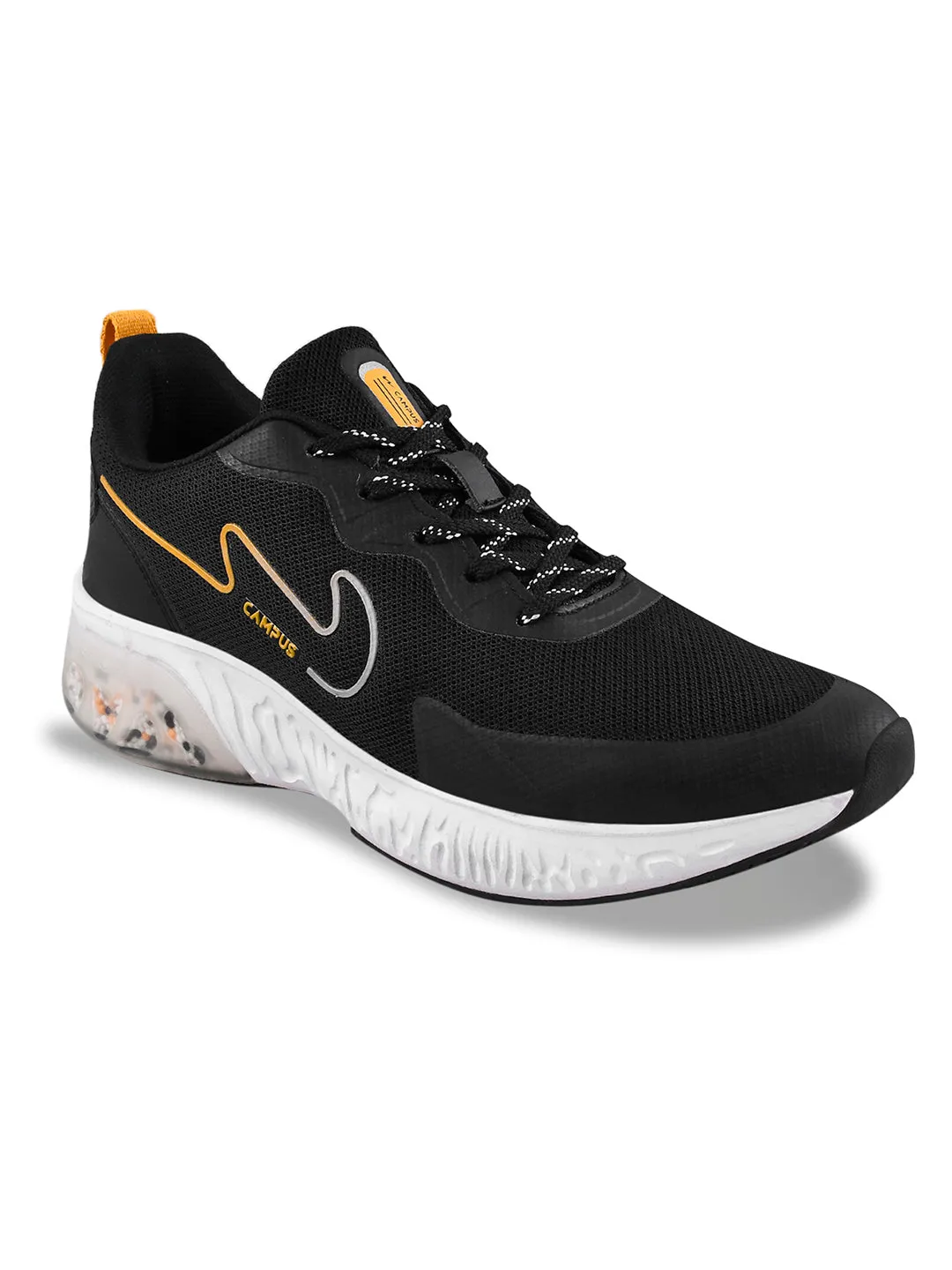 MATHEW Black Men's Running Shoes