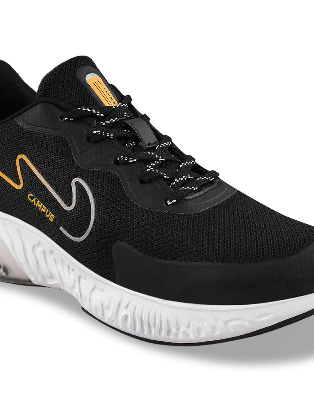 MATHEW Black Men's Running Shoes