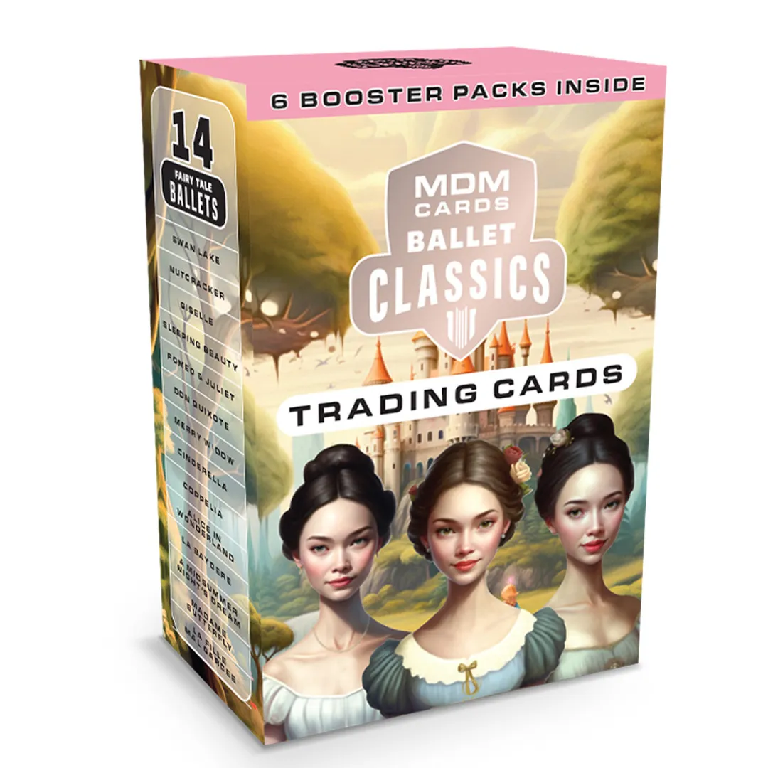 MDM - Ballet Classics Trading Cards - Single Booster Pack (contains 6 cards)