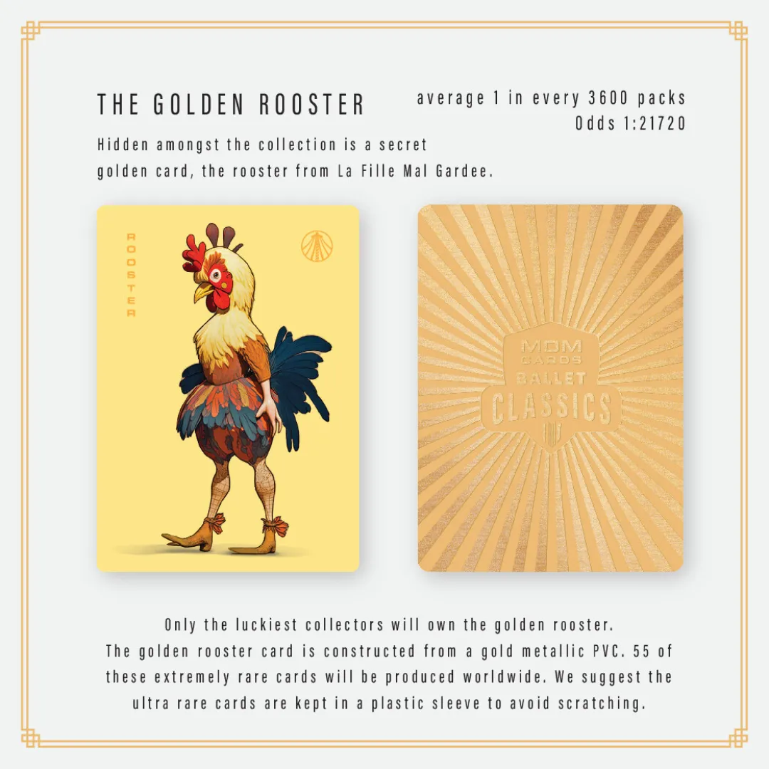 MDM - Ballet Classics Trading Cards - Single Booster Pack (contains 6 cards)