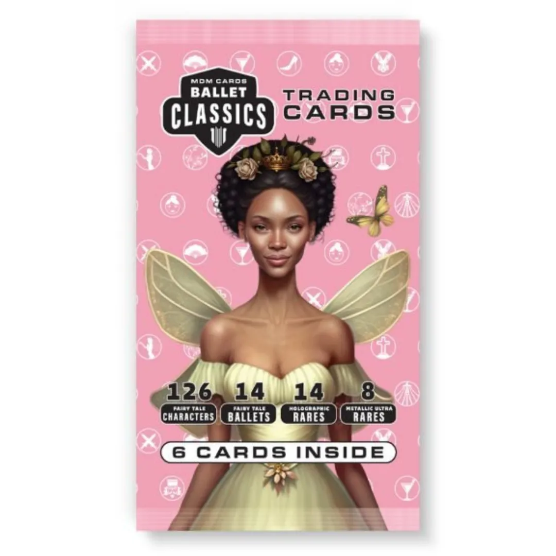 MDM - Ballet Classics Trading Cards - Single Booster Pack (contains 6 cards)
