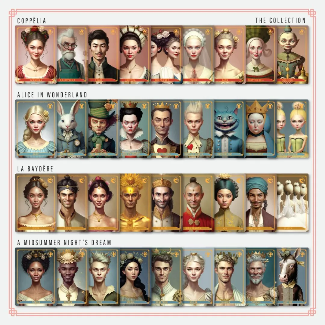 MDM - Ballet Classics Trading Cards - Single Booster Pack (contains 6 cards)