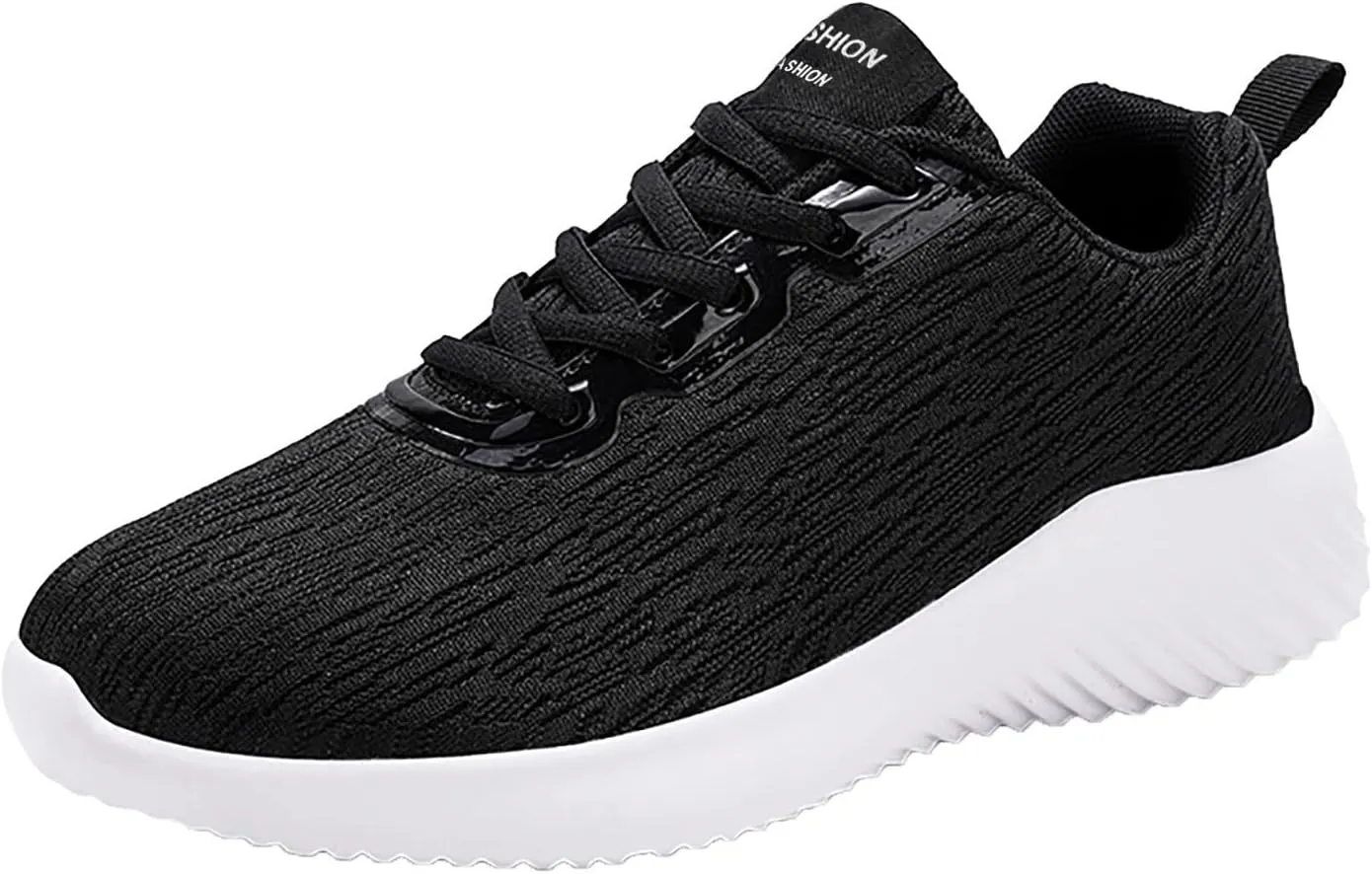 Mens Breathable Lace Up Running Shoes Breathable Casual Comfortable Walking Sneaker Wide Walking Shoes for Men