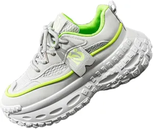 Men's Breathable mesh Casual dad Shoes - Lightweight, Thickened and Shock-Absorbing Soles, Low-top Lacing Design, Suitable for Walking, Running and Daily wear in Spring/Summer
