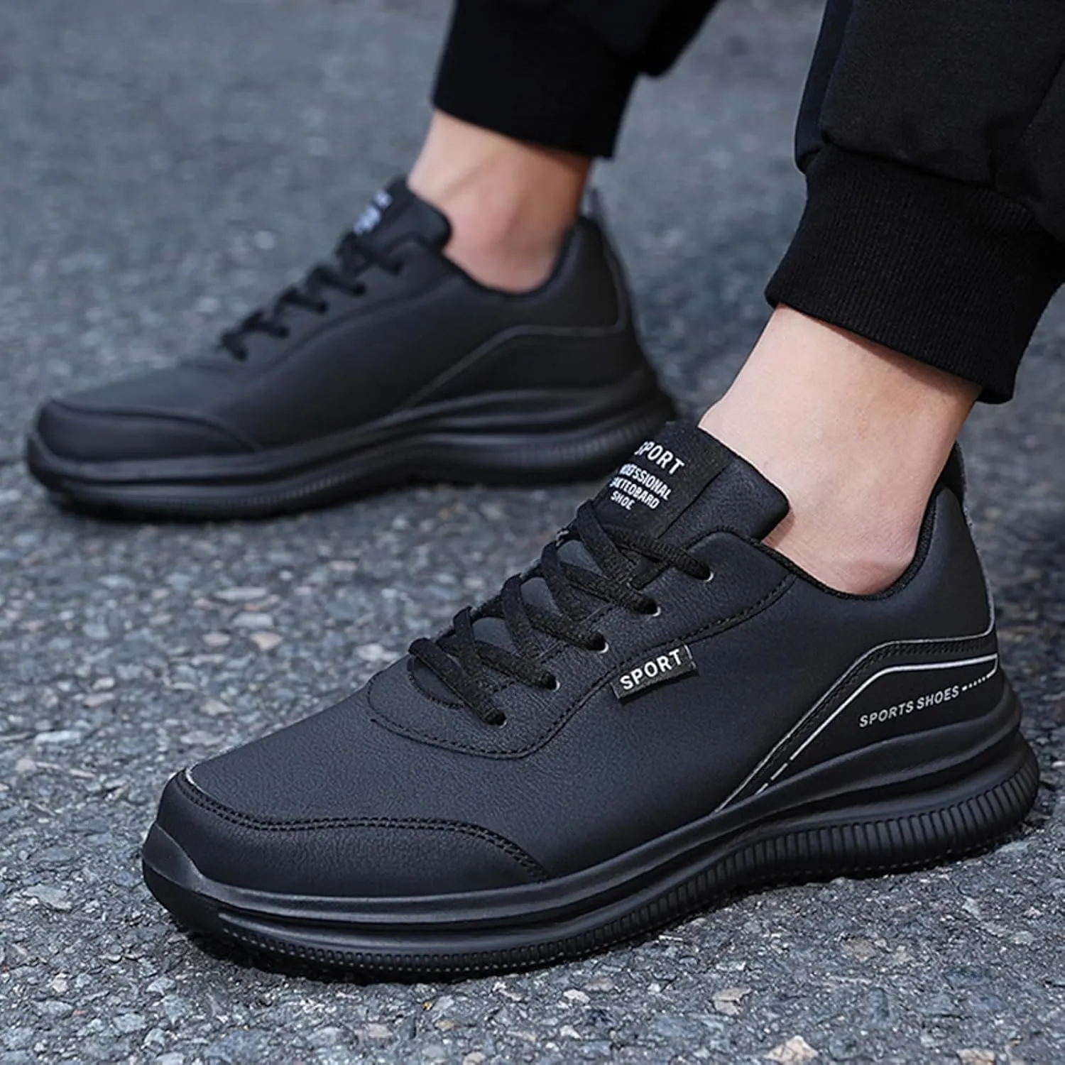 Men's Breathable Mesh Running Shoes Comfortable Breathable Stretch Canvas Slip on Sneaker Men's Recovery Shoes
