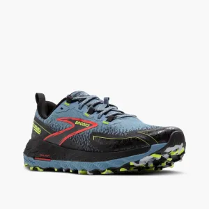 Men's Cascadia 18 Shoe - Citadel/Ebony/Lime