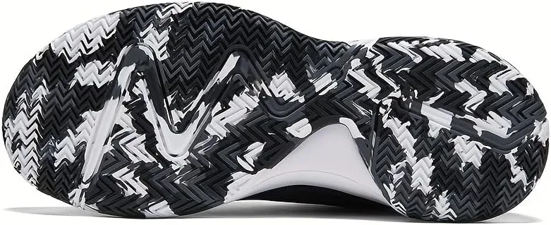 Men's Casual Sneakers, Non-Slip Wear Resistant Lace-up Shoes with Rubber Sole for Sports Activities Like Basketball Running