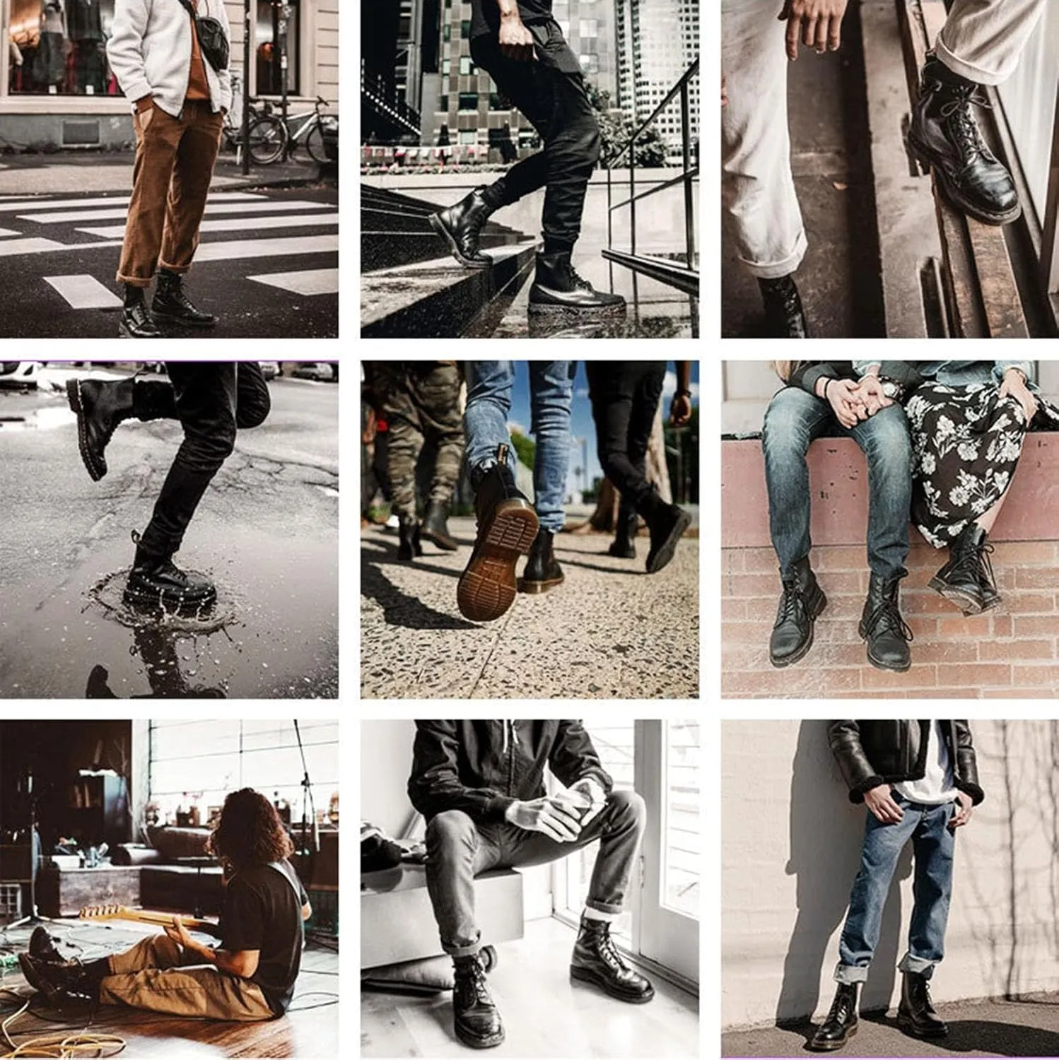 Men's Classic Business Italian Cashmere Chukka Boots Comfortable Non-Slip Shock-Absorbing Side Zipper Ankle Boots Casual Leather Fashion Round Toe Leather Boots