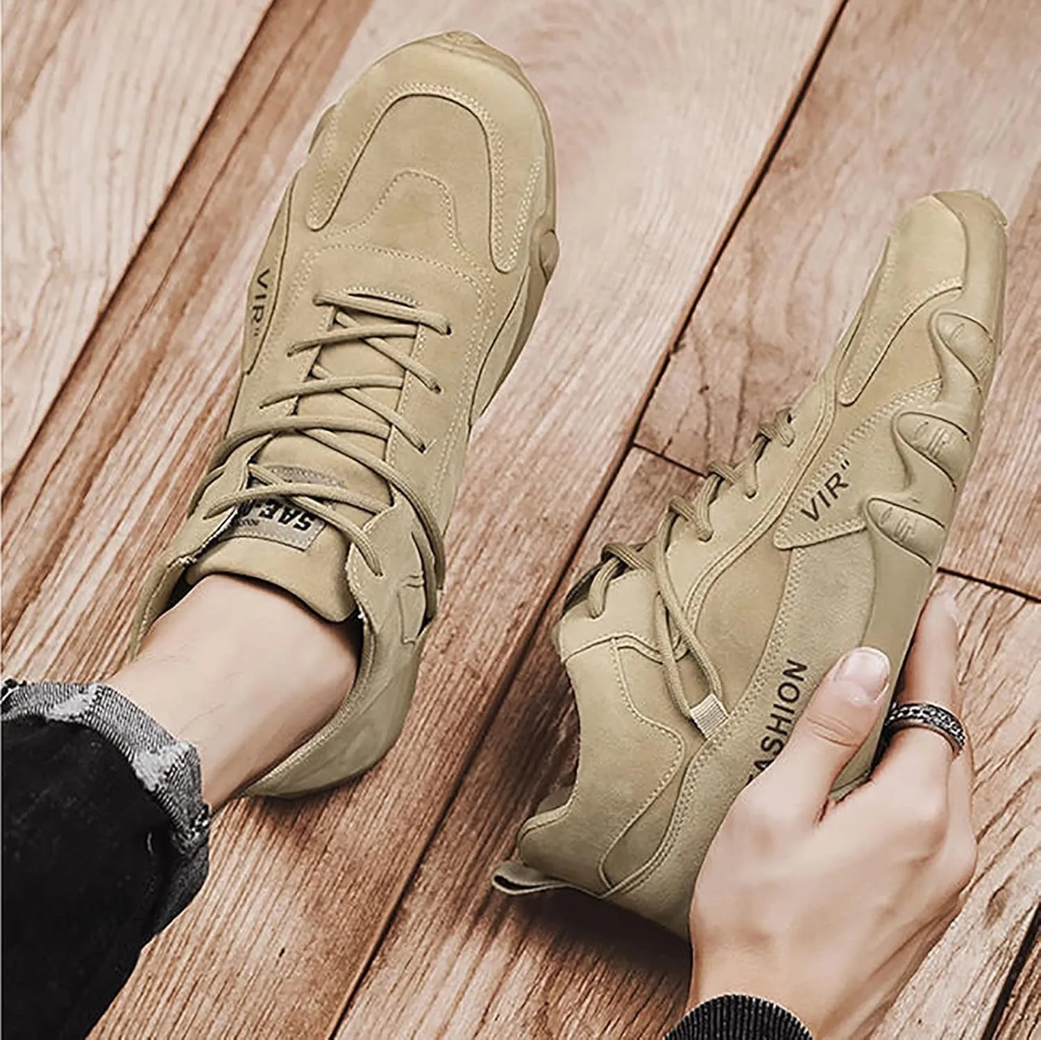Men's Fashion Sneakers Mens Dress Sneakers Men's Comfortable Walking Shoes Tennis Comfortable Badminton Shoes