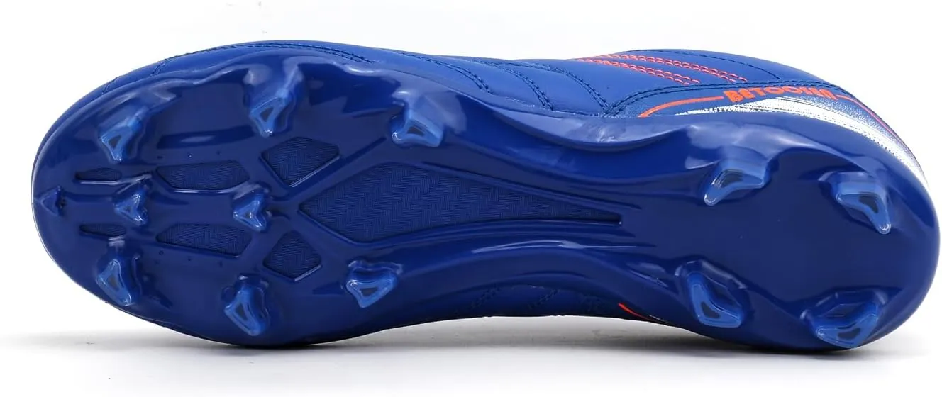Men's Firm Ground Soccer Cleats Shoes Professional Breathable Outdoor Training Football Shoes