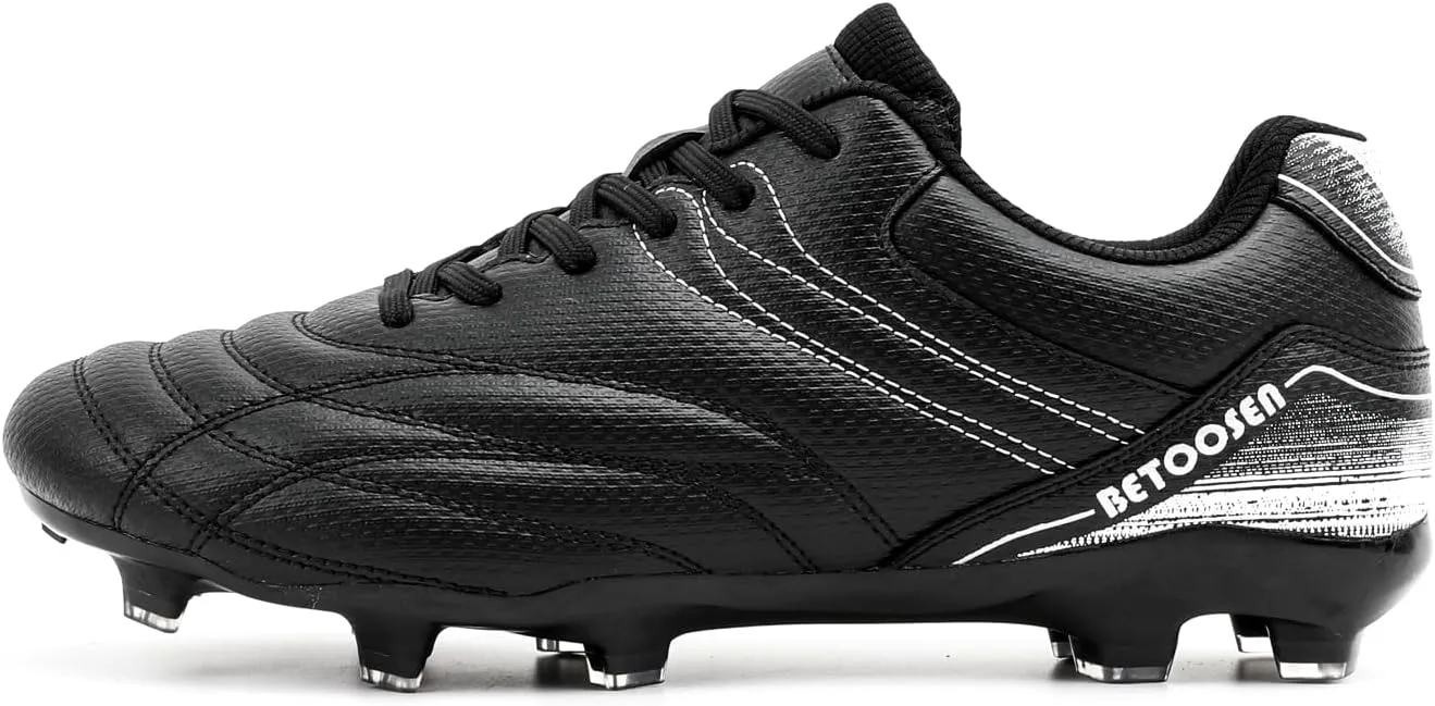 Men's Firm Ground Soccer Cleats Shoes Professional Breathable Outdoor Training Football Shoes