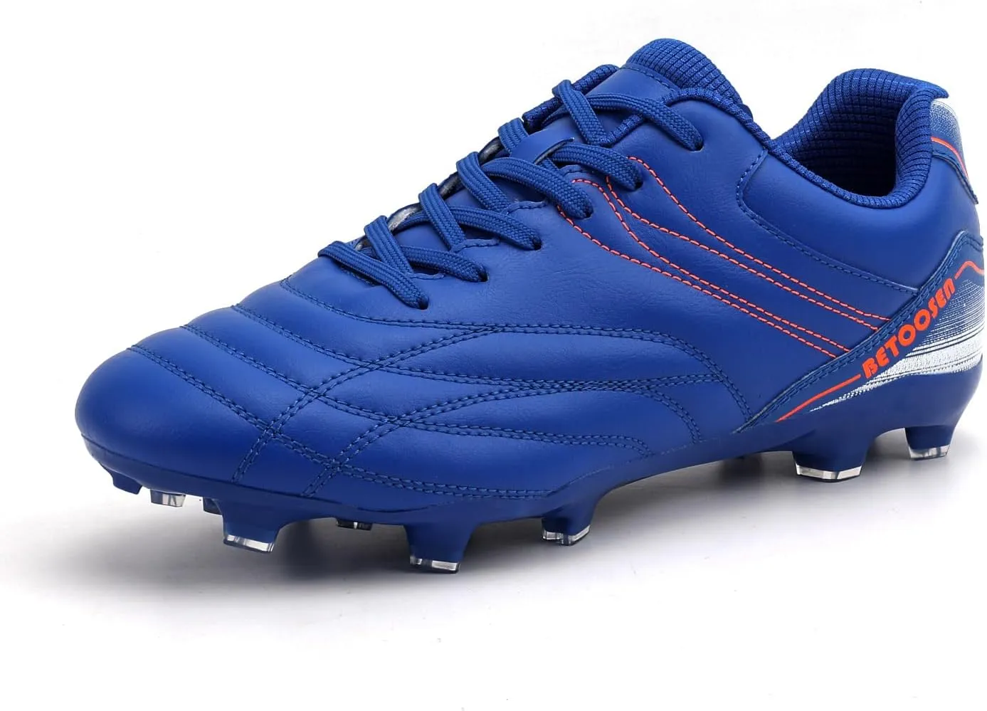 Men's Firm Ground Soccer Cleats Shoes Professional Breathable Outdoor Training Football Shoes