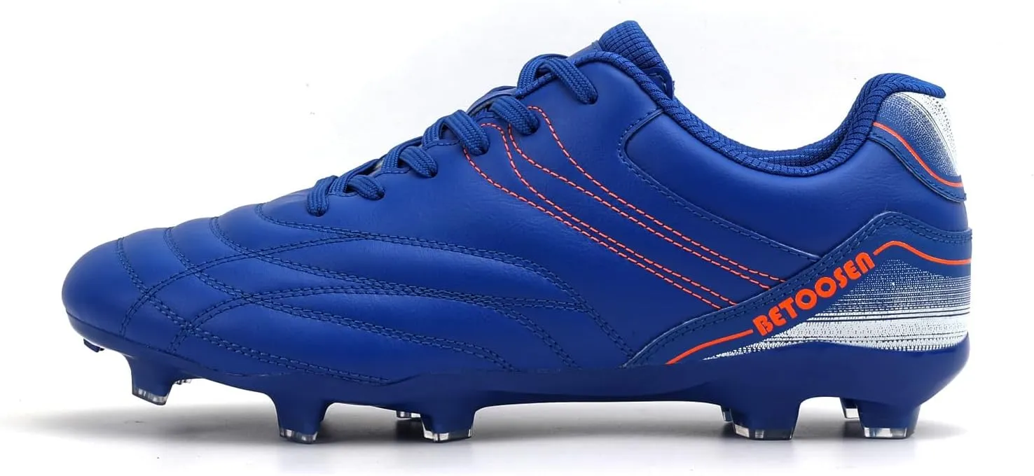 Men's Firm Ground Soccer Cleats Shoes Professional Breathable Outdoor Training Football Shoes