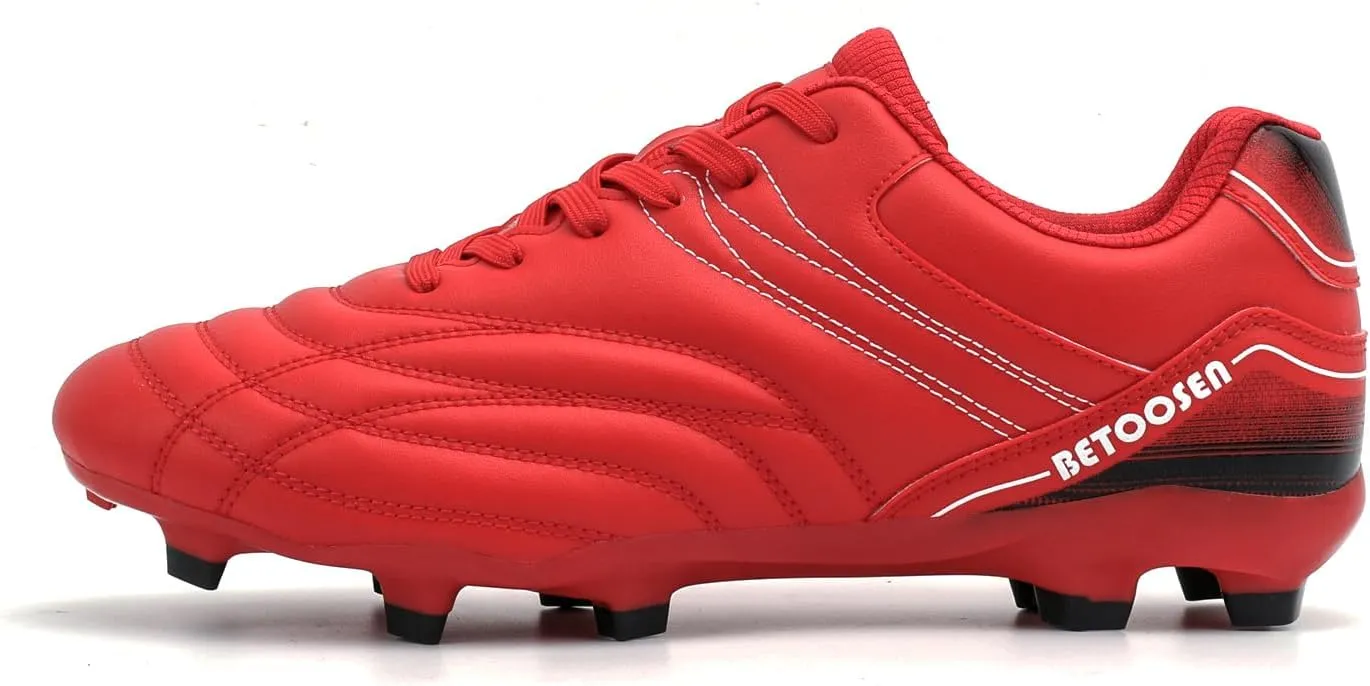 Men's Firm Ground Soccer Cleats Shoes Professional Breathable Outdoor Training Football Shoes