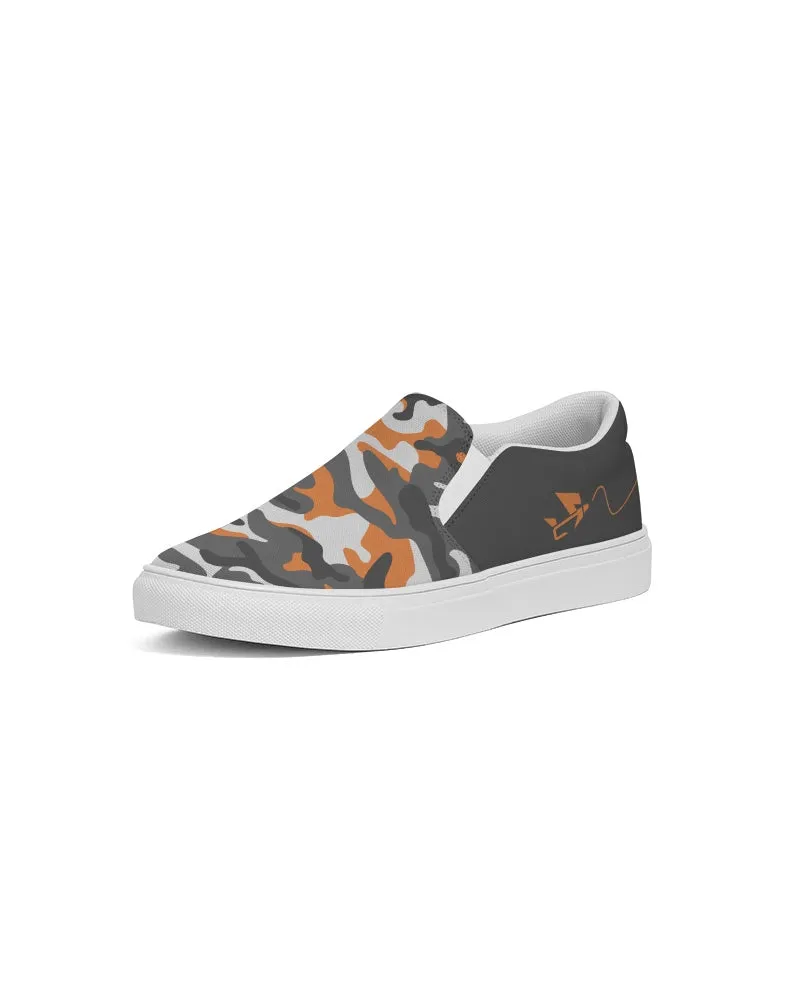 Mens Flo Flyer Dry 2 Slip-On Canvas Shoe (orange camo)