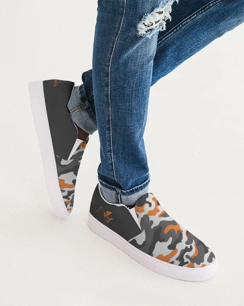 Mens Flo Flyer Dry 2 Slip-On Canvas Shoe (orange camo)