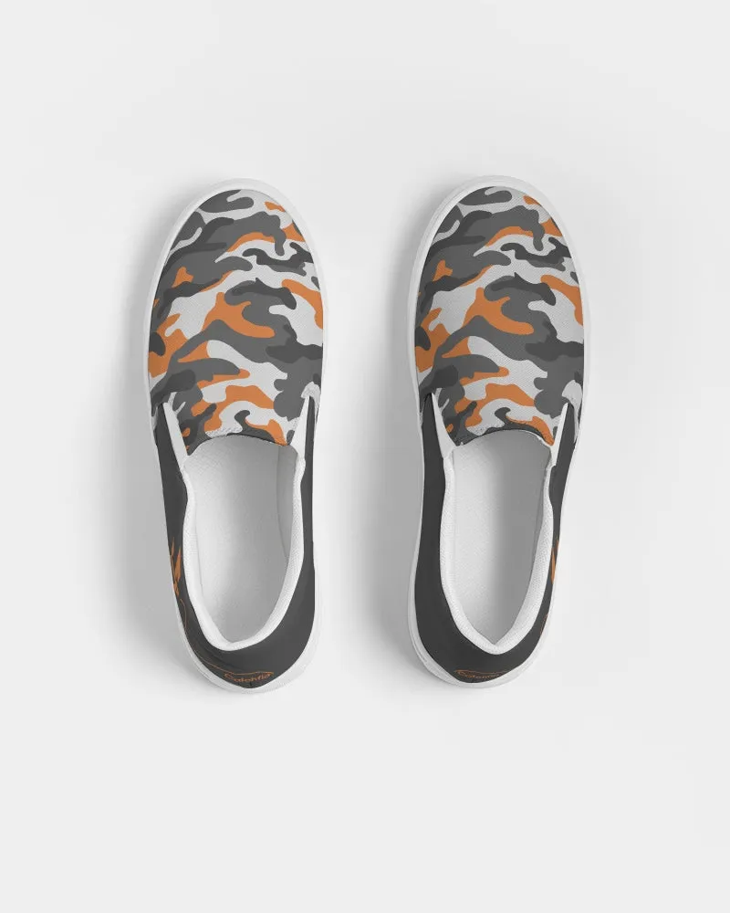 Mens Flo Flyer Dry 2 Slip-On Canvas Shoe (orange camo)