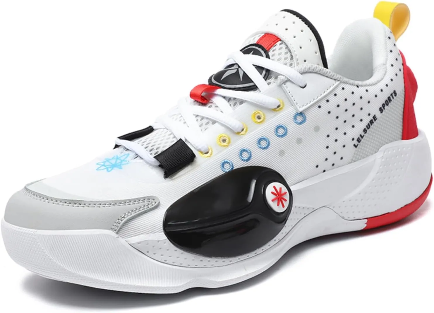 Men's Lightweight Mesh Platform Basketball Shoes Fashion High Top Non Slip Sport Sneakers for Walking Running Tennis Daily Driving