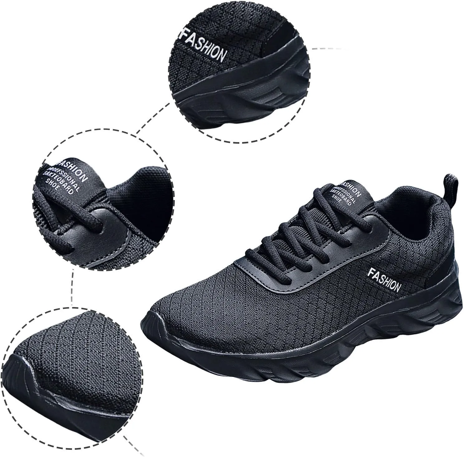 Men's Minimalist Barefoot Shoes Casual Sneaker Mesh Breathable Walking Shoe Men's Stylish Lightweight Sneakers