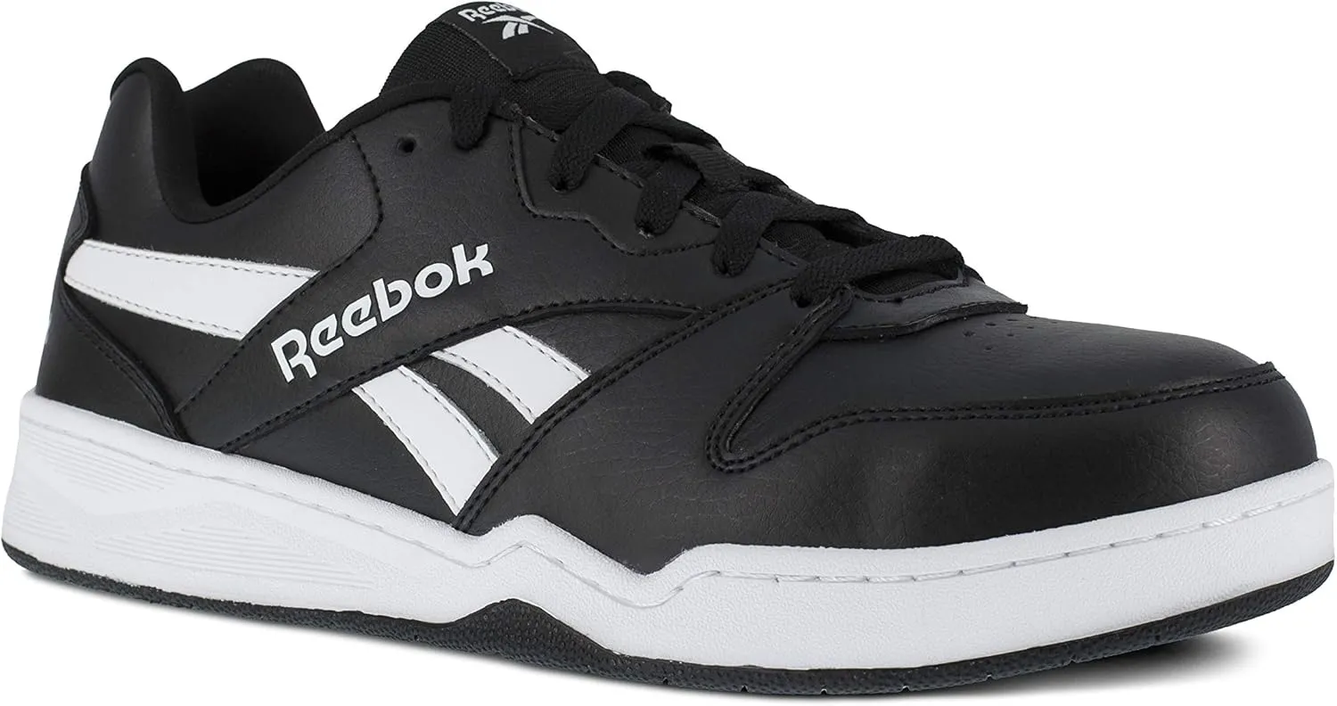 Men's Rb4162 Bb4500 Safety Composite Toe Low Cut Work Sneaker Black and White