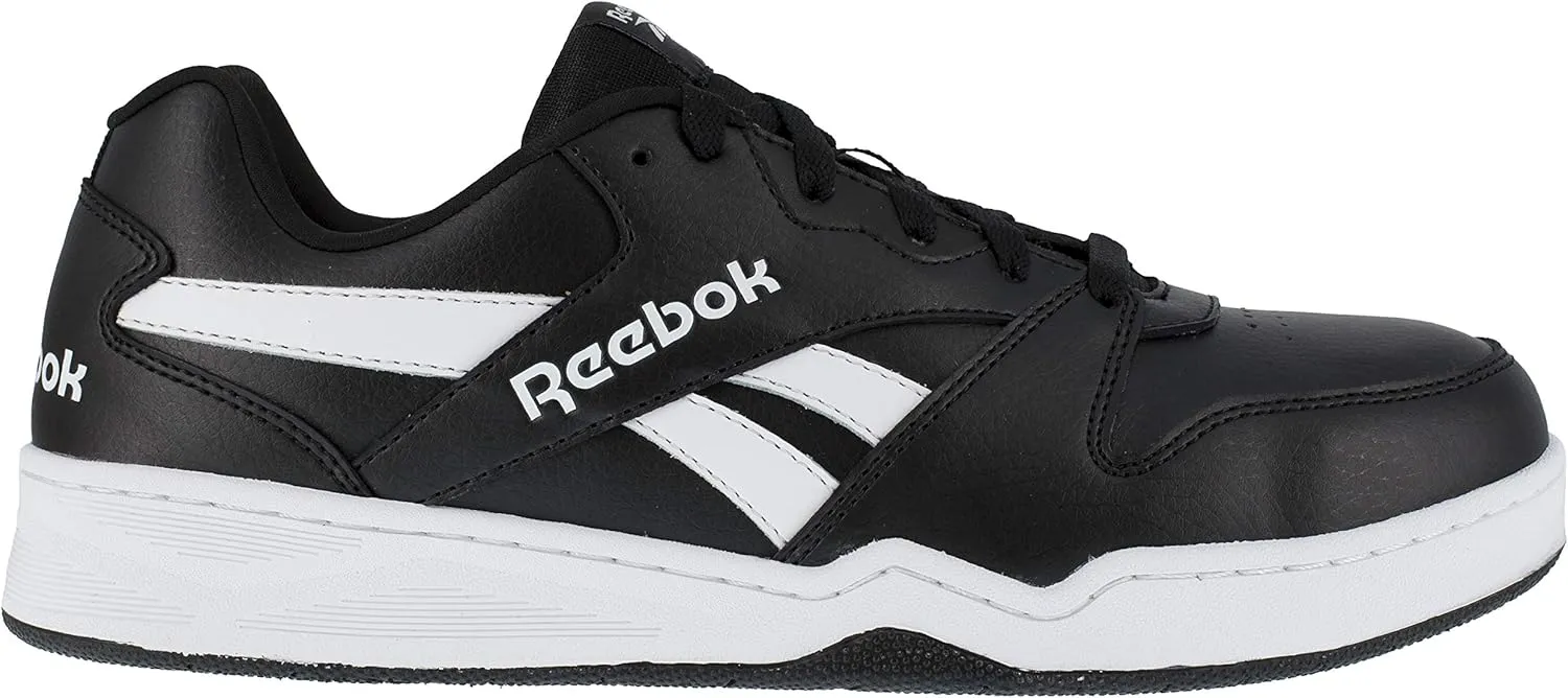 Men's Rb4162 Bb4500 Safety Composite Toe Low Cut Work Sneaker Black and White