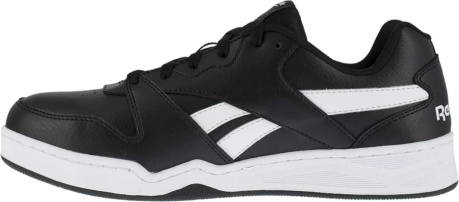 Men's Rb4162 Bb4500 Safety Composite Toe Low Cut Work Sneaker Black and White