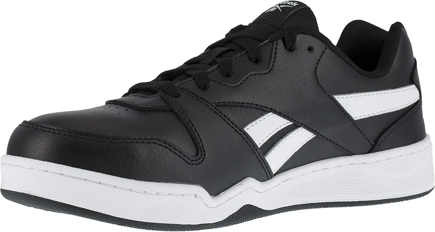 Men's Rb4162 Bb4500 Safety Composite Toe Low Cut Work Sneaker Black and White