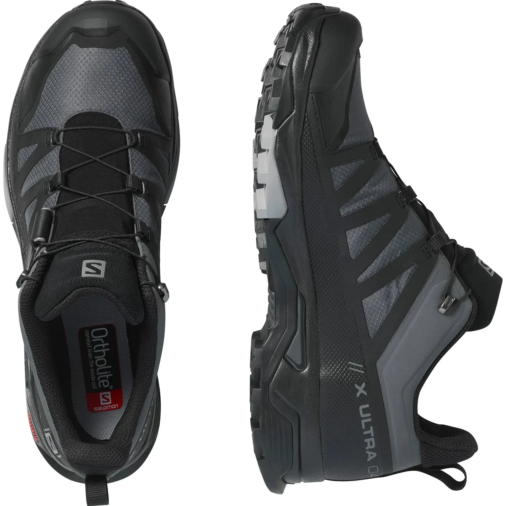 Men's Salomon X Ultra 4  wide GTX Magnet - Black - Monument