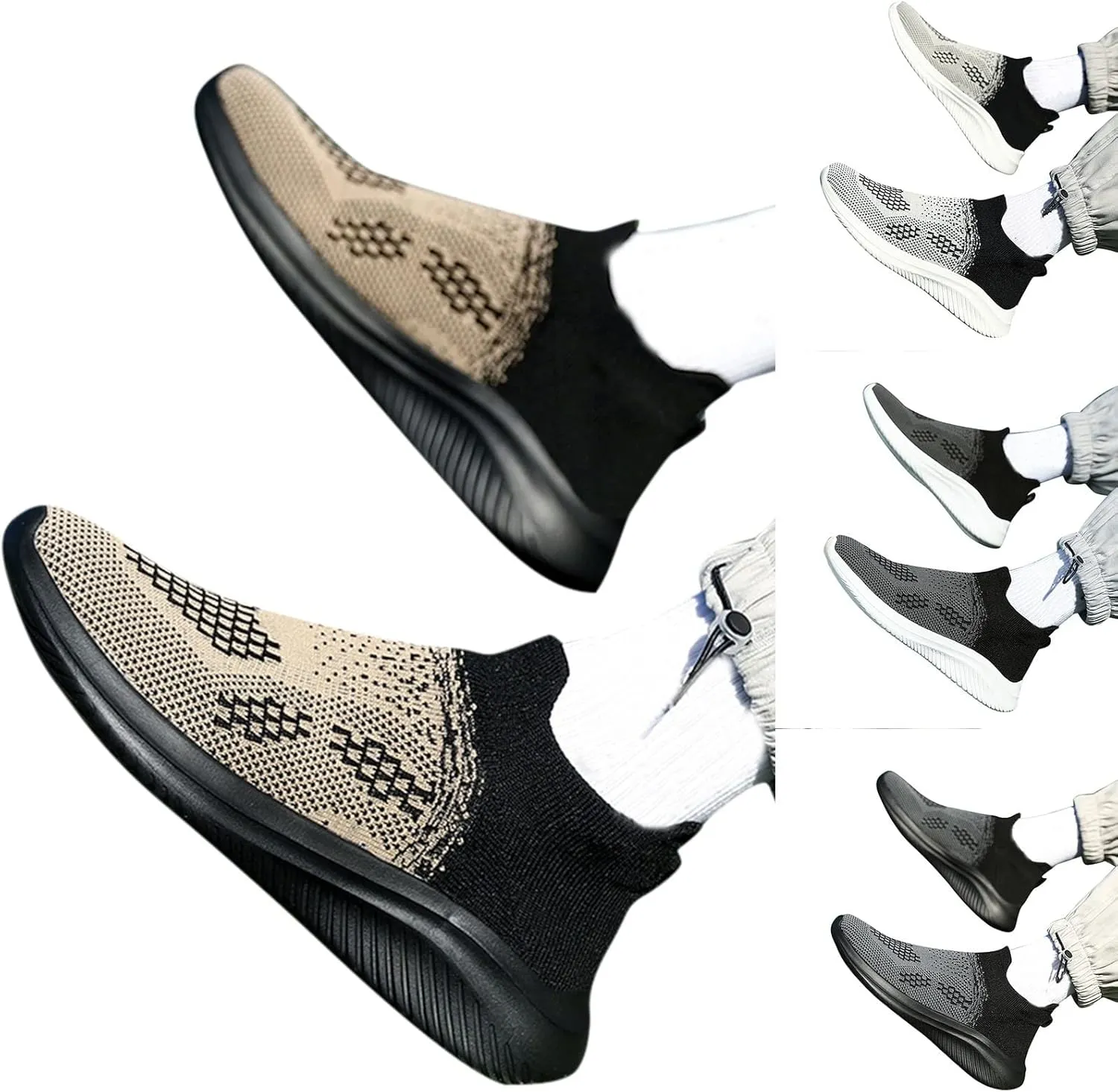 Mens Slip on Shoes Mens Athletic Shoes Sneaker for Men Shoe for Men Breathable Comfortable Sneaker